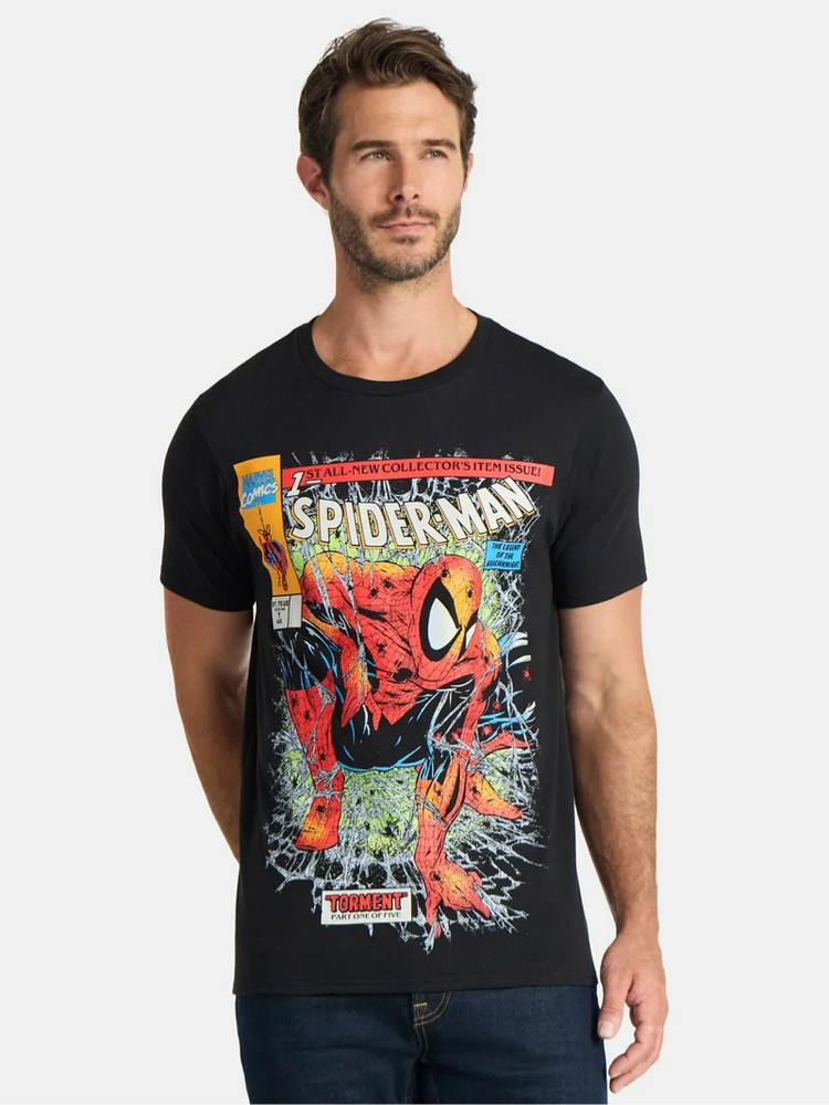 Spider-man Comic #1 McFarlane T-shirt Black Marvel Size M Torment New With Tags