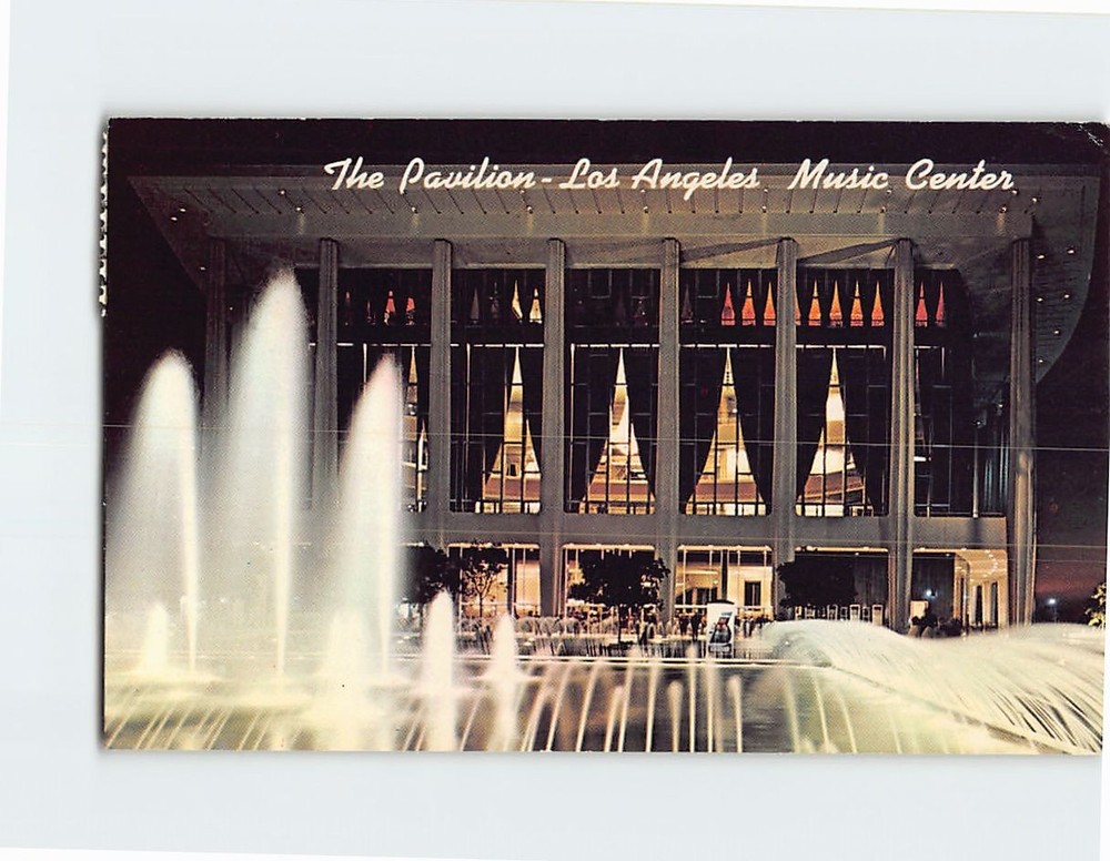 Postcard The Pavilion Los Angeles Music Center Los Angeles California USA