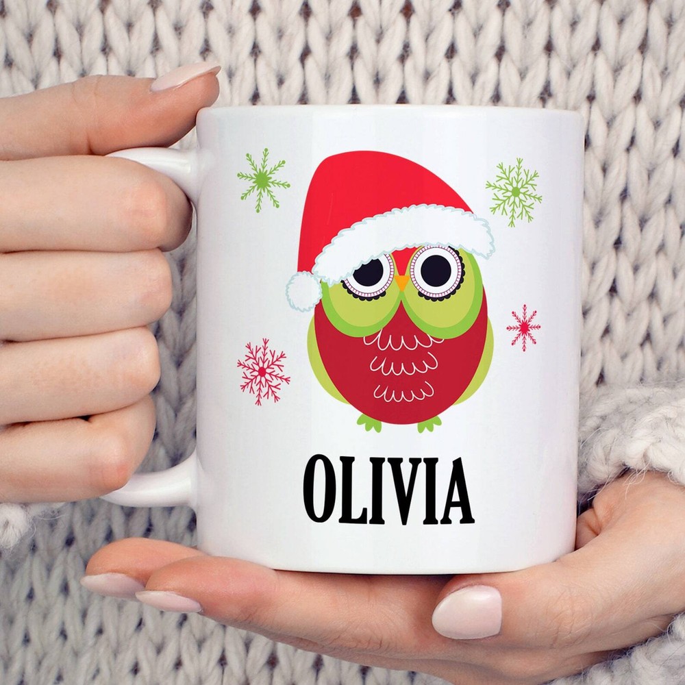 Personalized Hot Chocolate Mug Christmas Gift Holiday Mug Hot Cocoa Mug