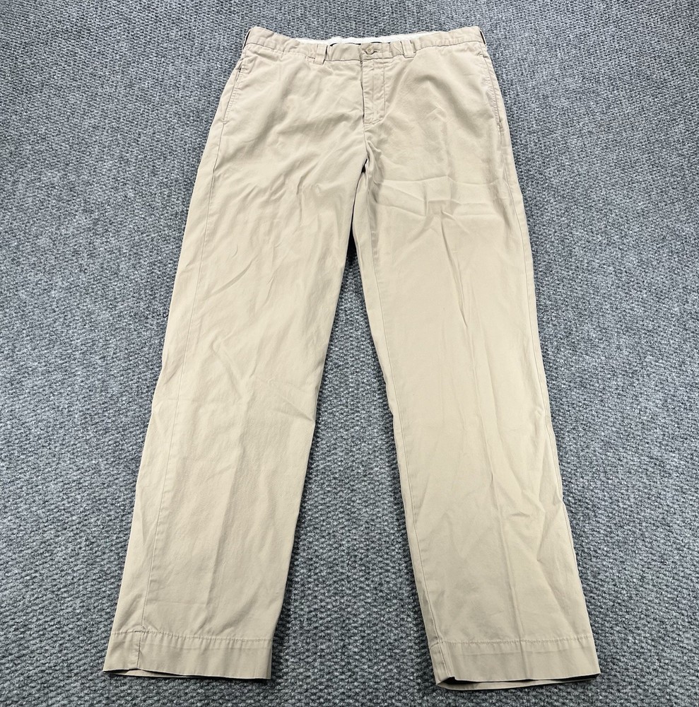 Polo Ralph Lauren Chino Pants 34x32 Khaki Classic Fit Cotton Casual