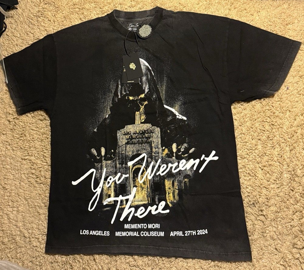 Darc Sport Wolves Memento Mori You Weren't There 2024 Tour Men's Large Black