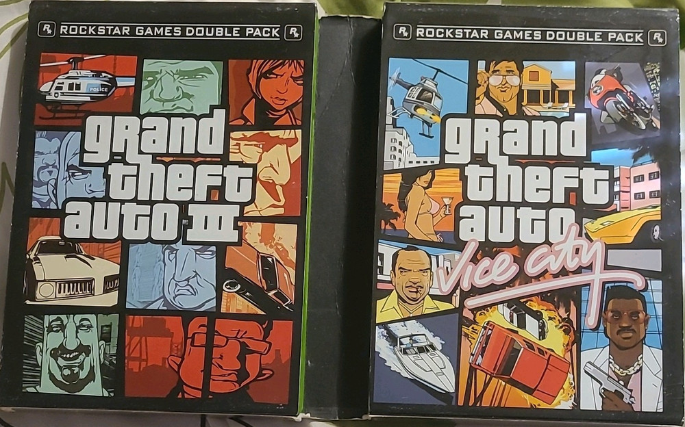 Rockstar Games GTA Double Pack III & Vice City Xbox M Manual