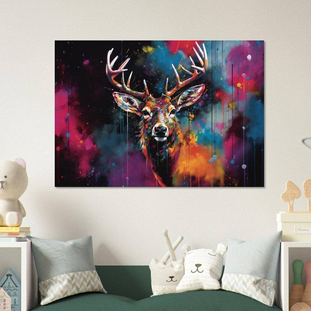 Majestic Stag / Deer Wall Art Canvas Unframed Print Art