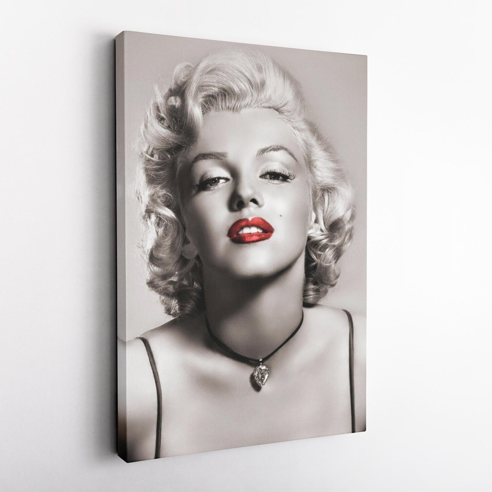 Marilyn Monroe Blonde Actress Canvas Poster | Iconic Hollywood Wall Art