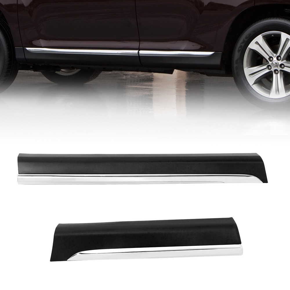For 2011-2013 Toyota Highlander Left Front Rear Door Lower Molding Trim Panel