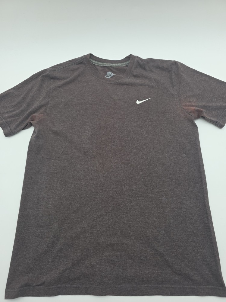 Nike Tee Swoosh T-shirt Men Medium Gray Tee.#44862