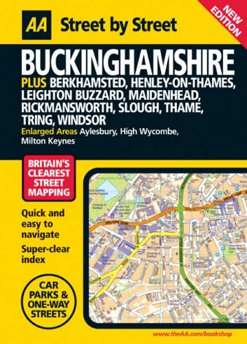 AA Street by Street Buckinghamshire Maxi Spiral bound Book The Fast FreeFREE US DELIVERY | ISBN: 0749545186 | Quality Books