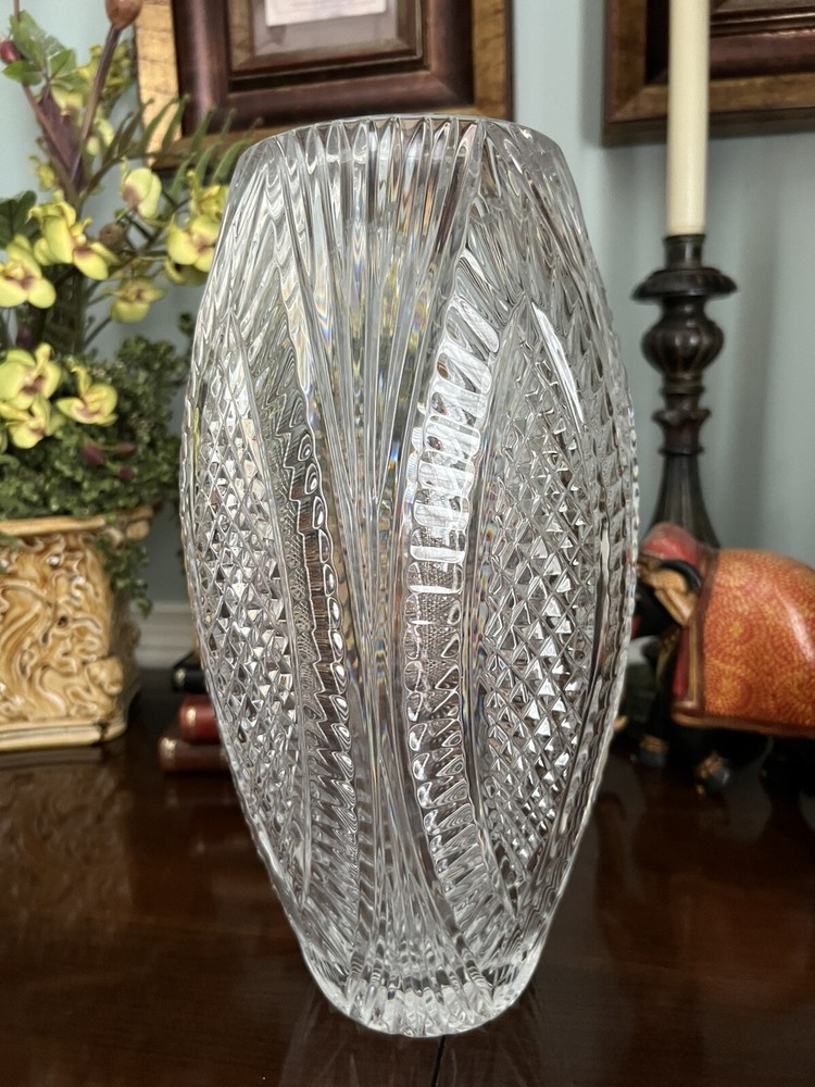 Vintage Waterford Crystal Reflection Vase 13