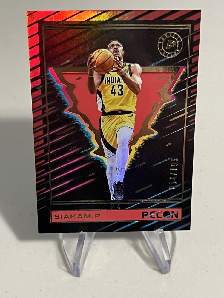 2023-24 Panini Recon Pascal Siakam /199 Holo Red Parallel Pacers #38