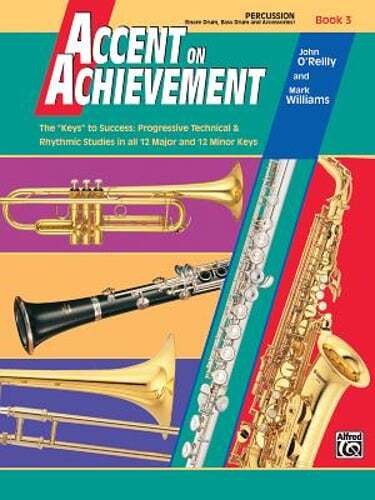 Master Percussion with Accent on Achievement Book 3: Snare, Bass Drum & Accessories