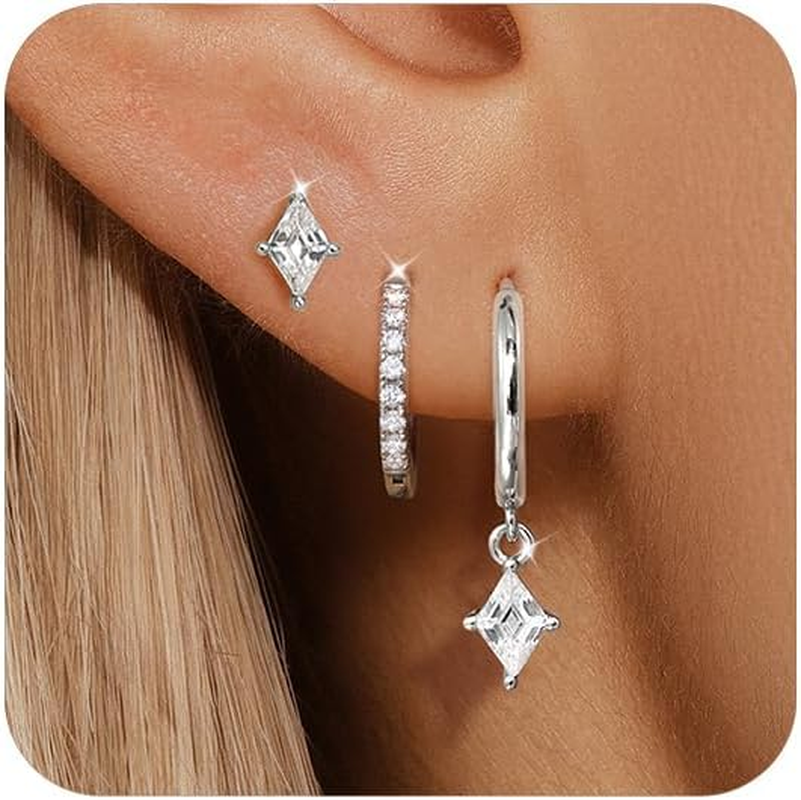 14K Gold Plated Huggie Hoop Earrings for Women - Dainty & Sterling