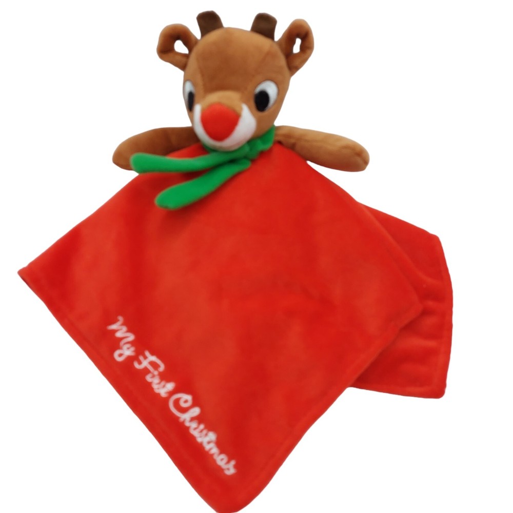 Rudolph the Red-Nosed Reindeer My First Christmas Red Baby Security Blanket 2014