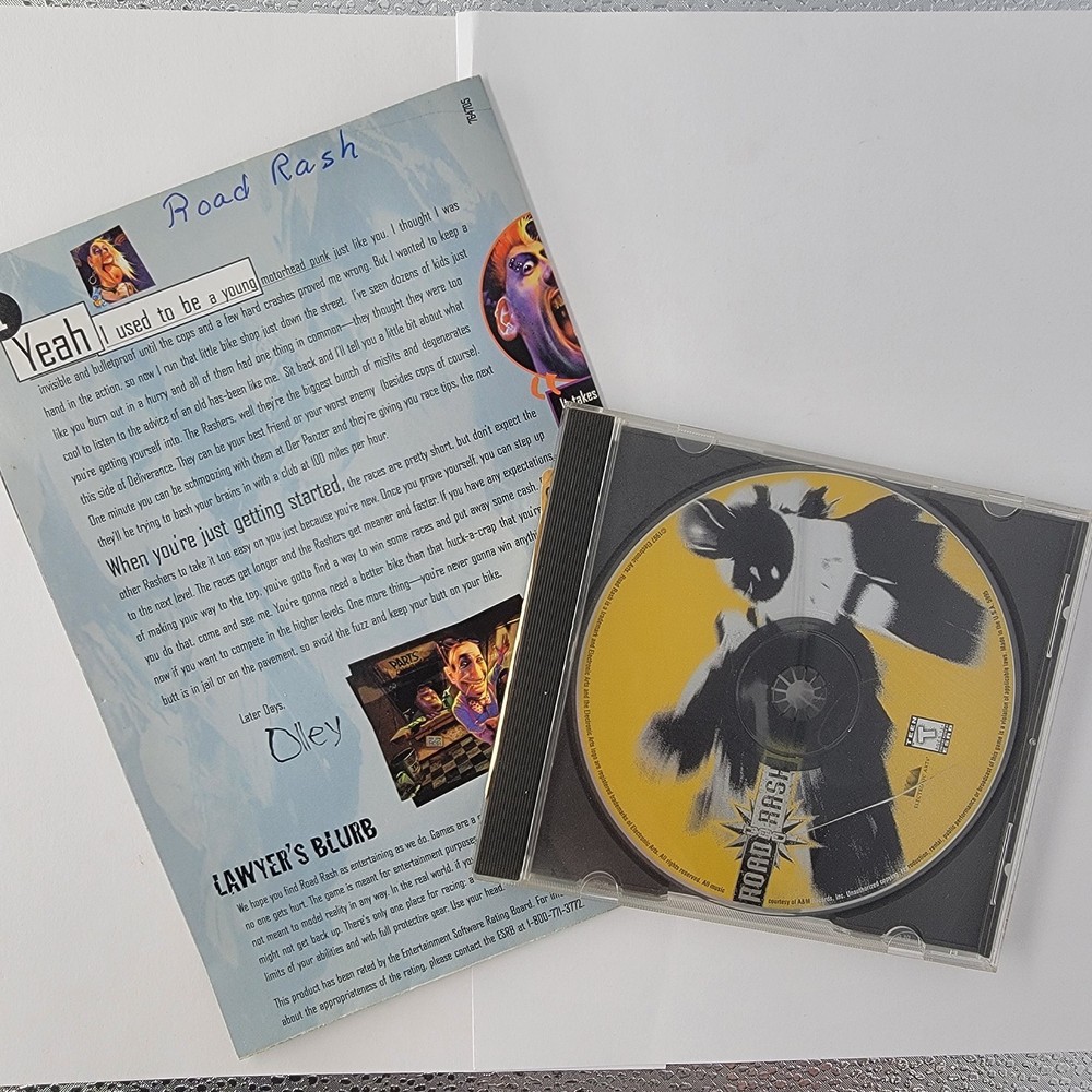 Road Rash CD-ROM Classics (PC, 1997)