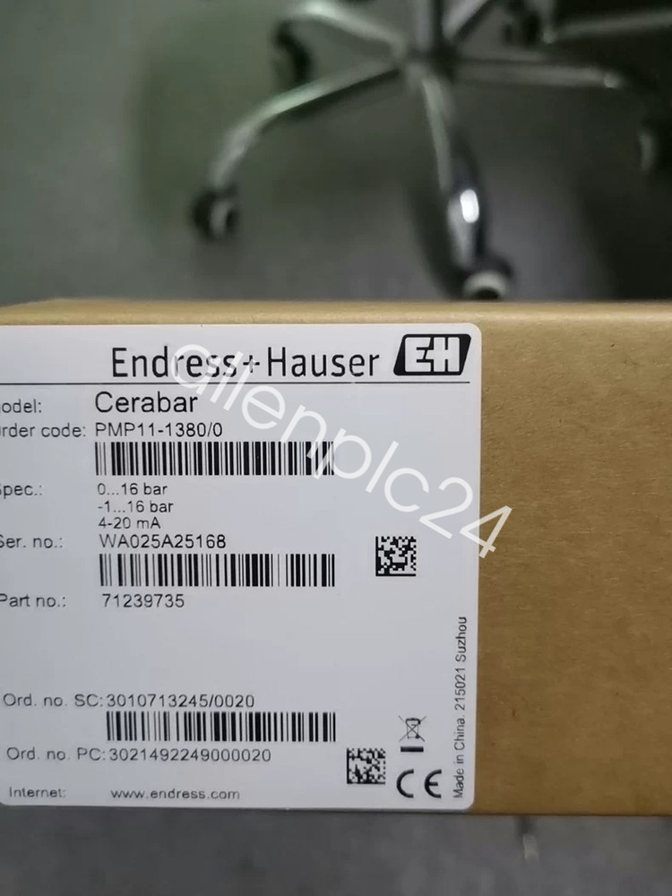 E+H PMP11-AA1U1QBWJJ (PMP11-1380/0) pressure transmitter NEW FedEx or DHL