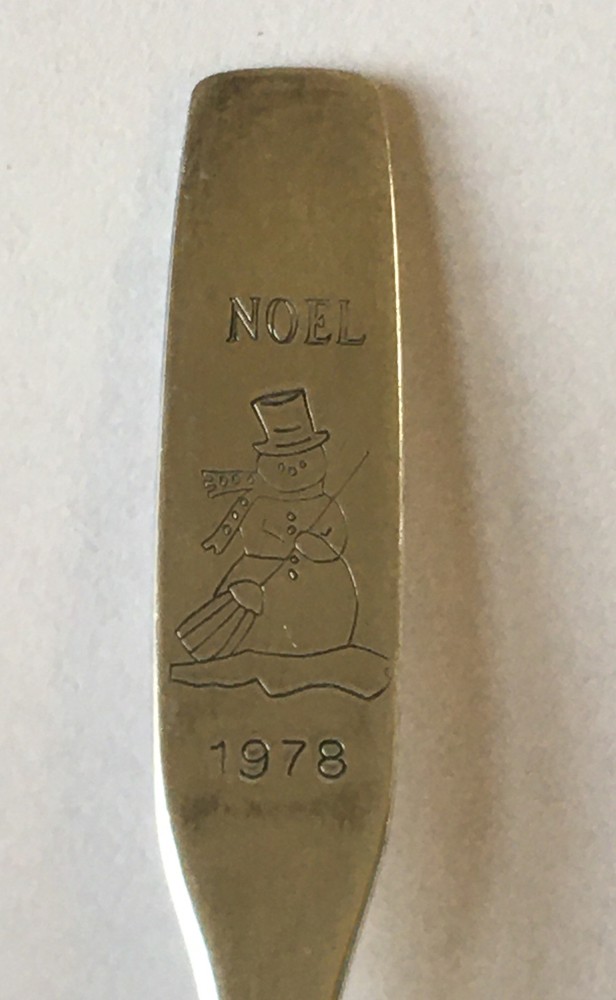 Noel 1978 Vintage Souvenir Spoon Collectible