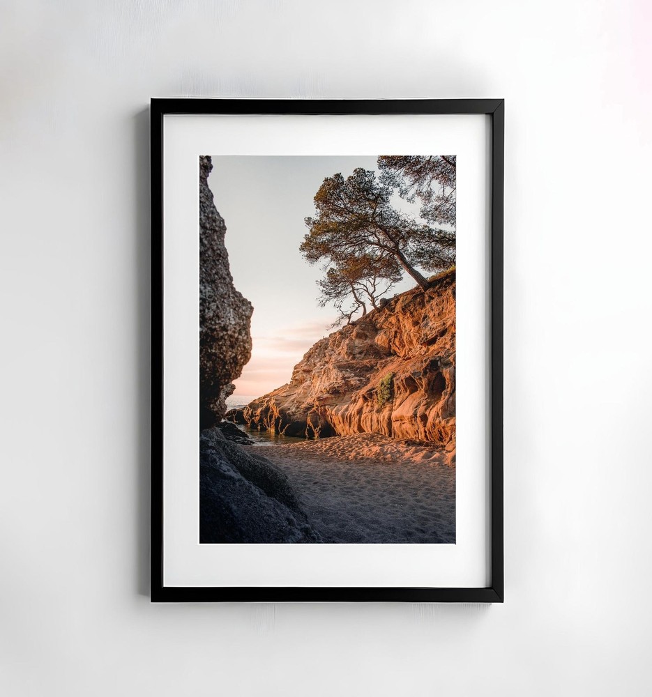 Sea Beach Coast Spain Photography Nature Wall Art Poster Beach Lover Sunrise