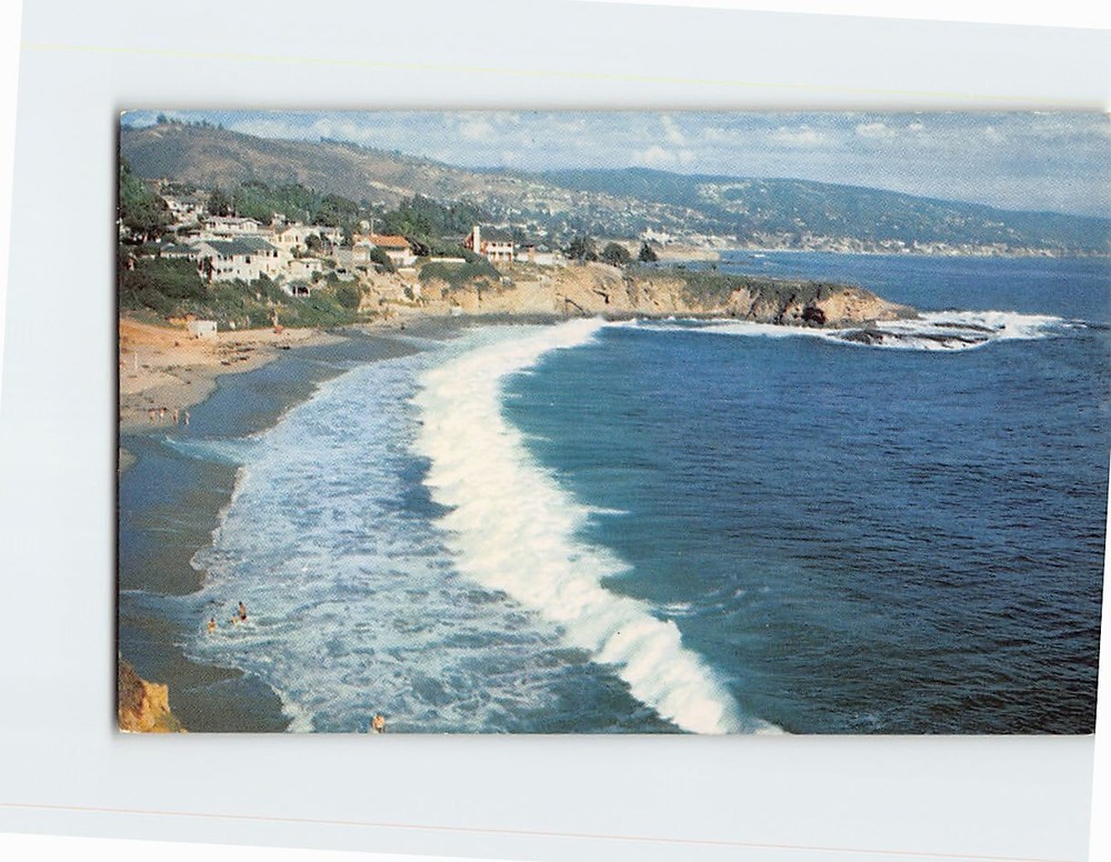 Postcard Crescent Bay Laguna Beach California USA