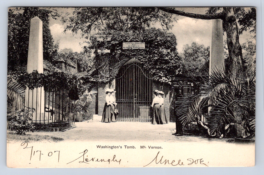 Vintage Postcard Washingtons Tomb Mount Vernon