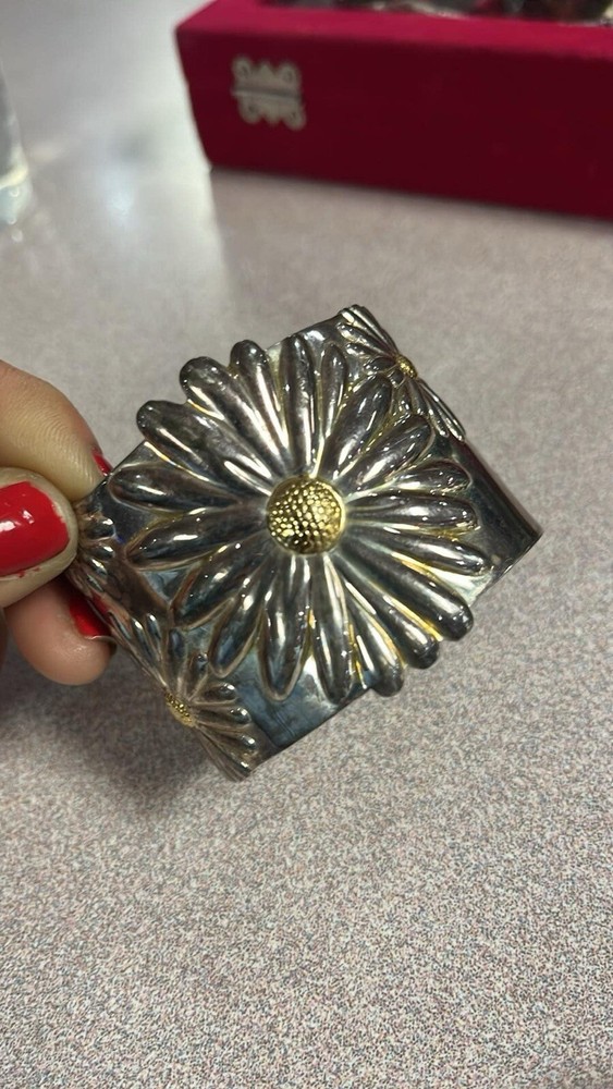 Tiffany & Co. Daisy Cuff Bracelet 925 Sterling Silver