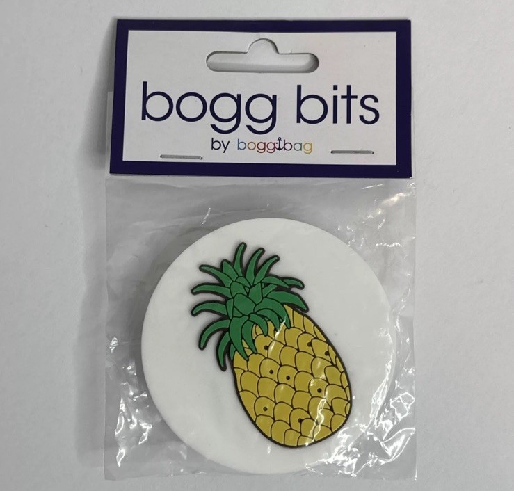 BOGG BITS by Bogg Bag 3” Pineapple Snap-In Charm - BNIP
