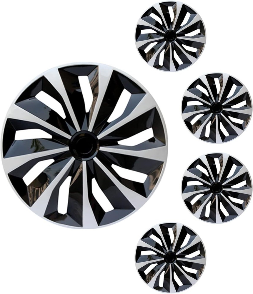 Universal Snap-On Wheel Covers 14 Inch High-Gloss 4-PC Set