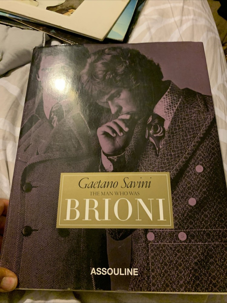 Brioni:  The Man Who Was Hardcover Book By Michelle Finamore - 2015 Assouline