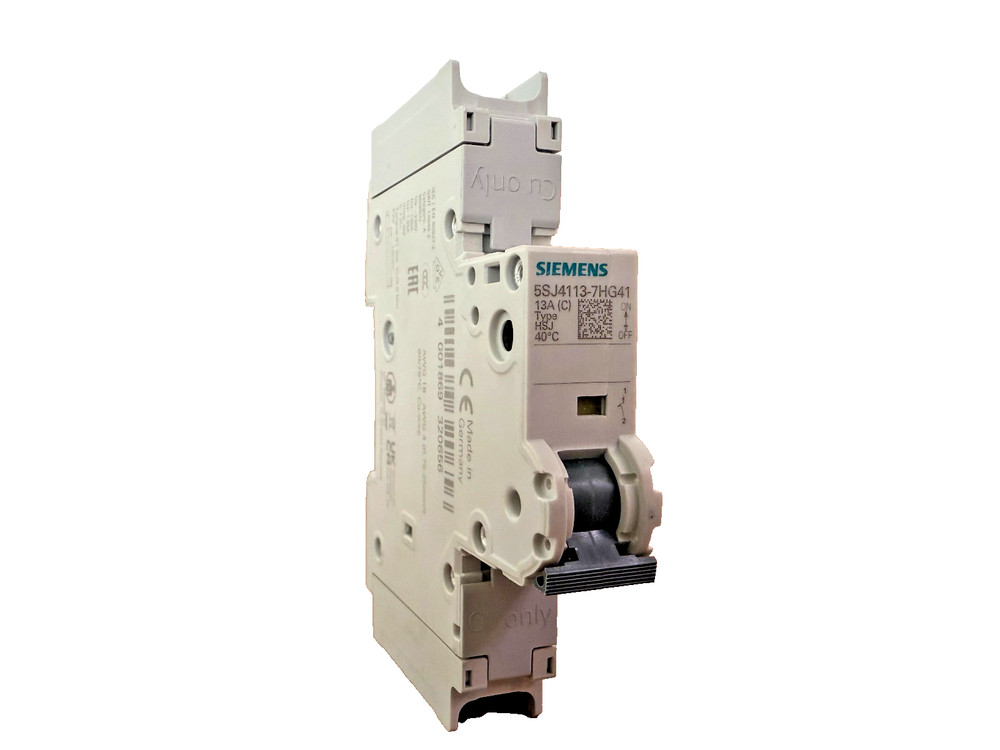 Siemens SENTRON 5SJ4113-7HG41 Miniature Circuit Breaker | 13A, 1-Pole