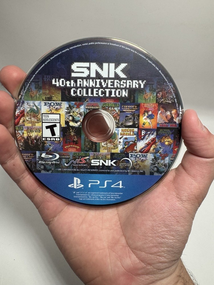 SNK 40th Anniversary Collection (Sony PlayStation 4, 2018) US Version PS4
