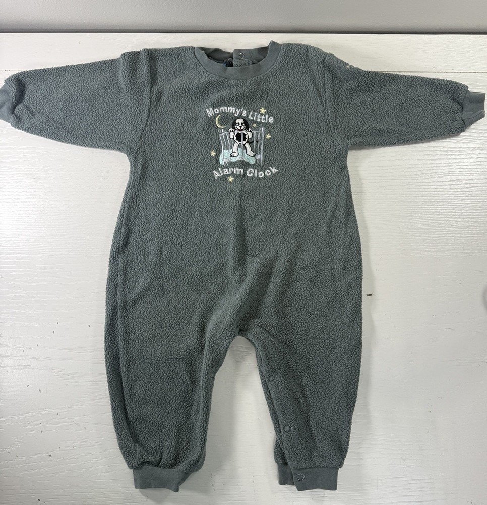 Little Big Dogs Vintage Baby Jumpsuit Romper 18-24M Y2K 90s Baby Clothes Retro