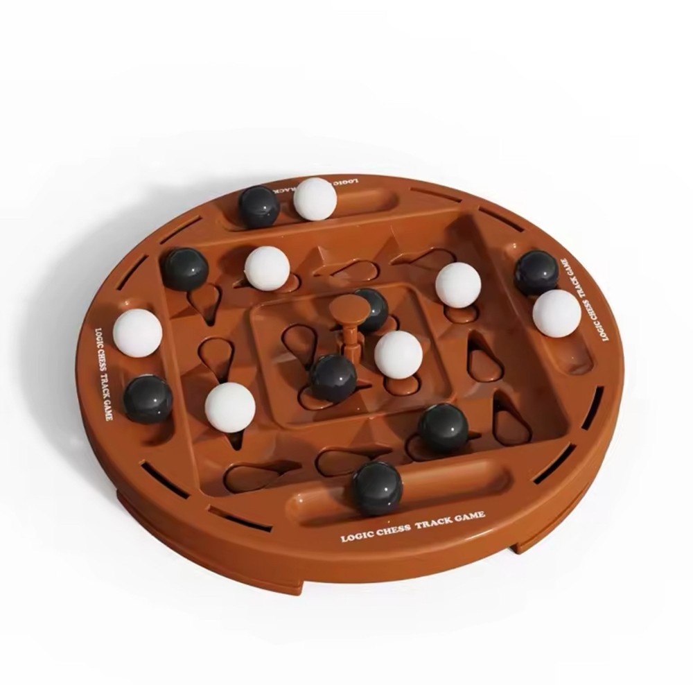 Strategy Chess Track Board Game Family Fun 2 Player Logic Puzzle Toy