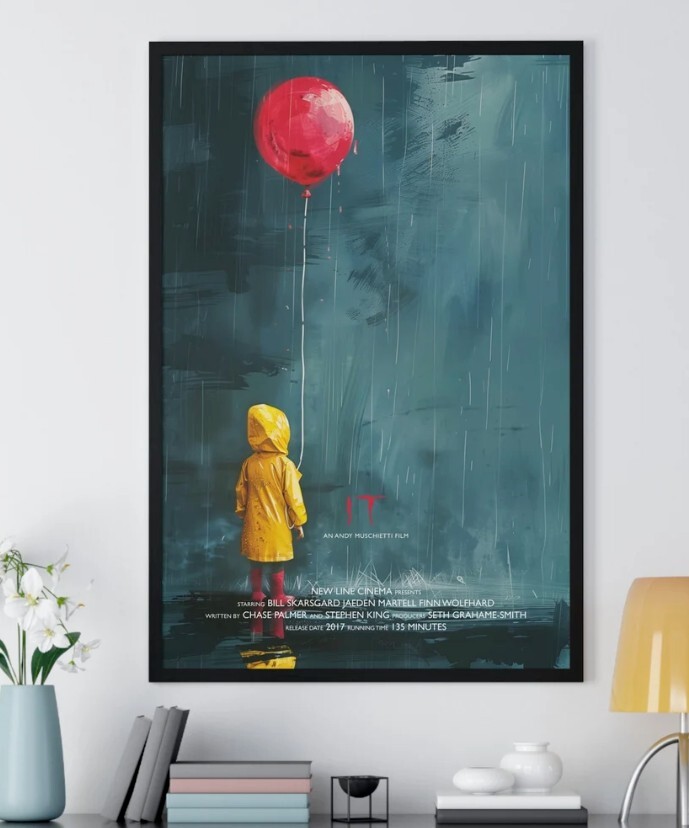 Stephen King IT Movie Poster - Perfect Gift for Horror Fans