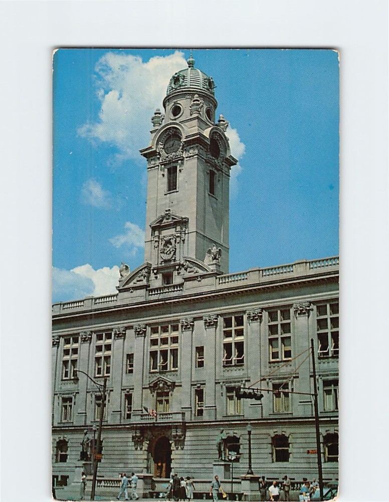 Postcard The City Hall Building Paterson New Jersey USA
