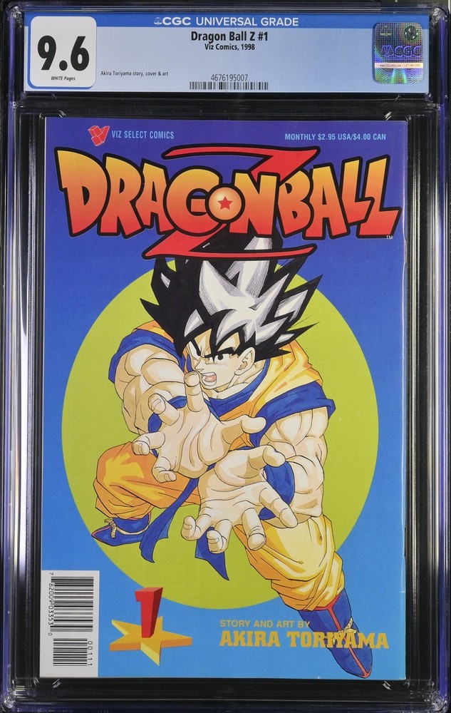 Dragon Ball Z #1 CGC 9.6 Incredible Book! 1998 Viz Comics 1st Printing Toriyama