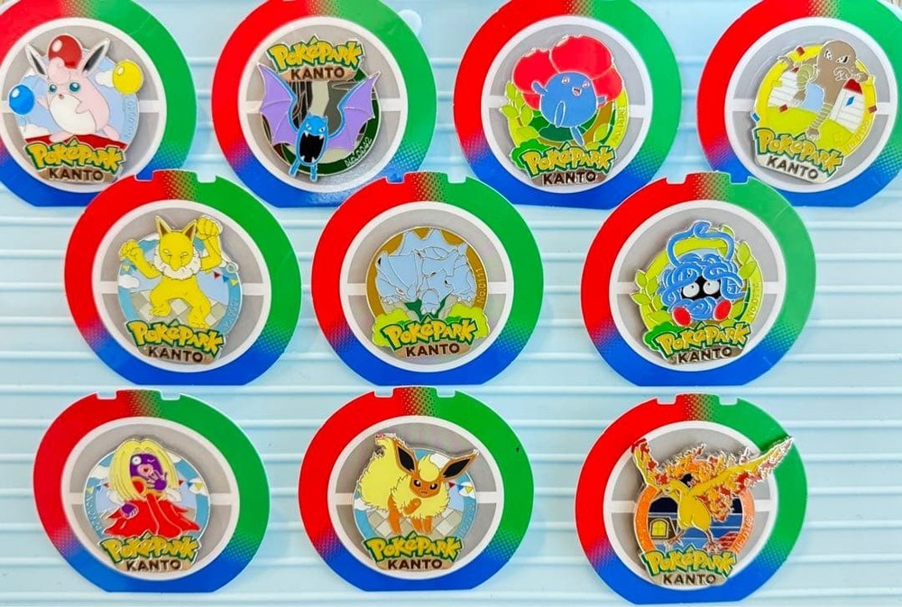 Pokepark Kanto Limited Pokemon Pins Badge Official Event Exclusive Japan