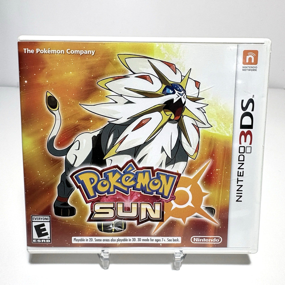 Pokemon Sun Nintendo 3DS Complete CIB Tested Authentic Fast Shipping