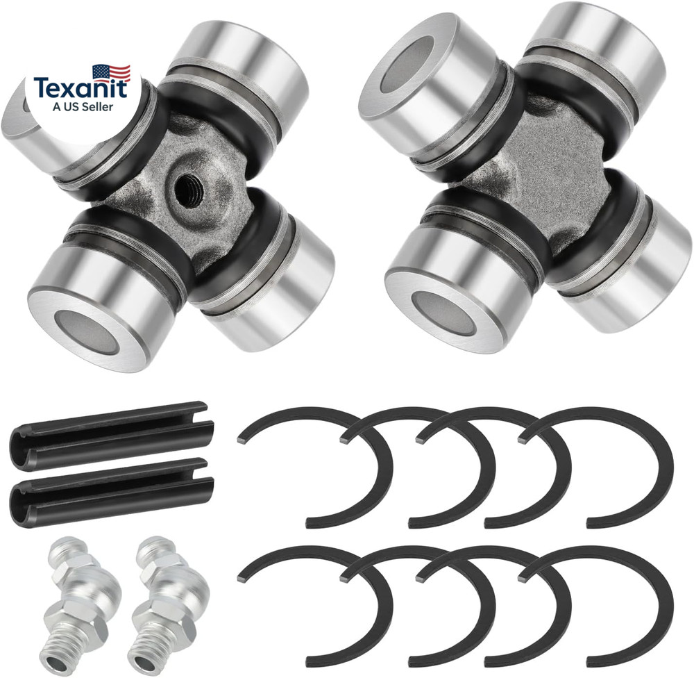 Front Prop Shaft U-Joint 2SET for Polaris RZR Ranger Sportsman General 1000 900