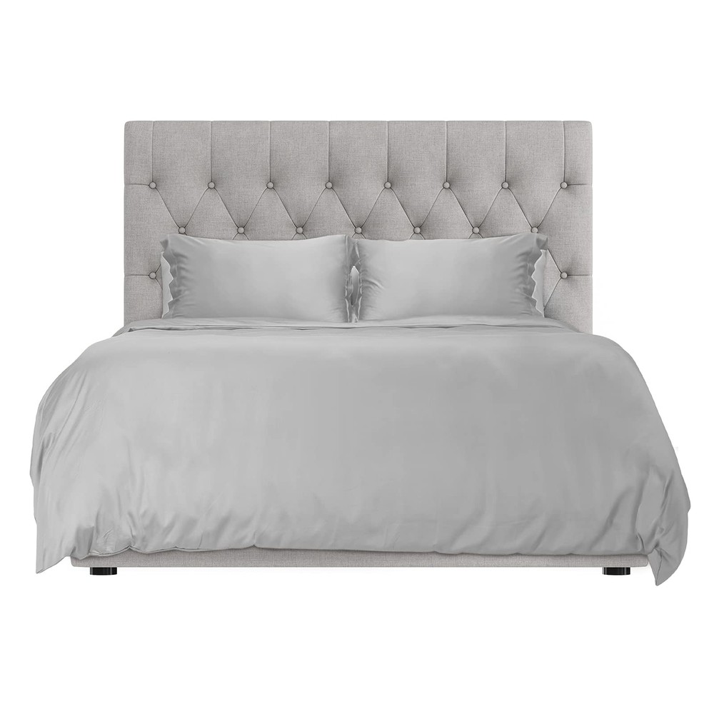 3-Piece King Bamboo Viscose Duvet Cover Set Soft Breathable