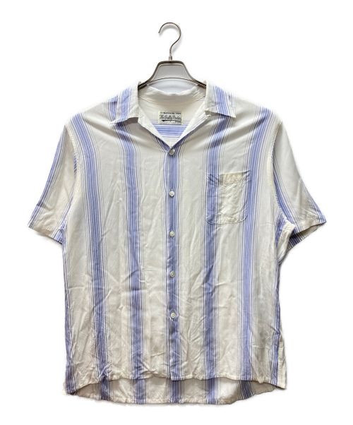 Wacko Maria XL Striped Open Collar Casual Shirt for Men