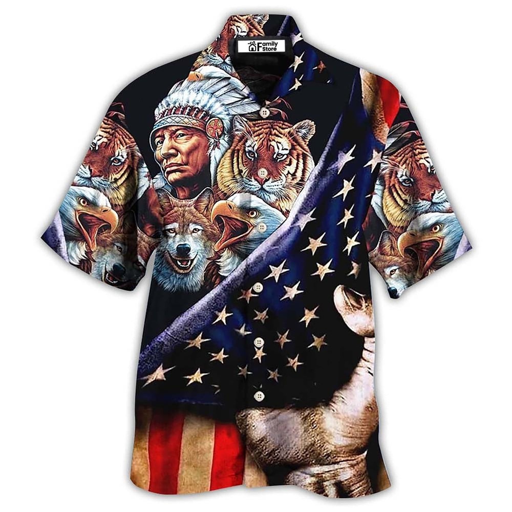 Native Pride Peaceful Forever Cool   Hawaiian Shirt