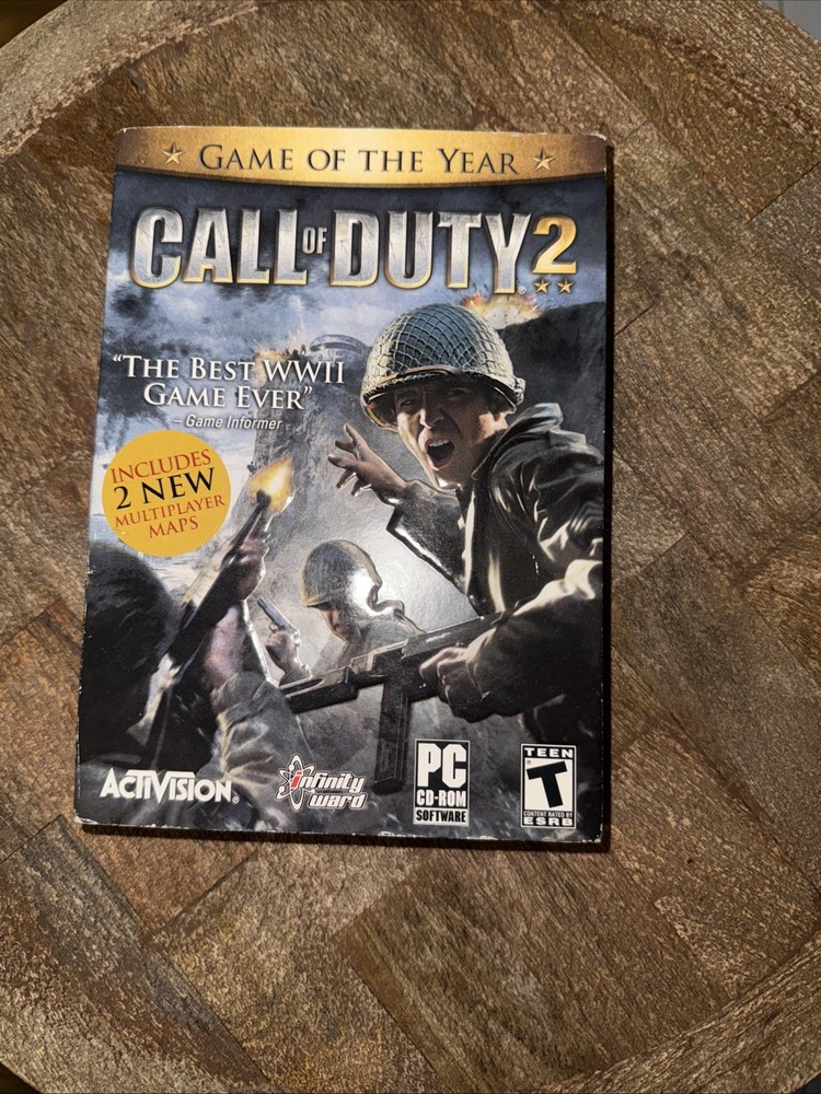 Call of Duty 2: Game of the Year (PC, 2005) NEW! Factory Sealed w/ Slip Cover