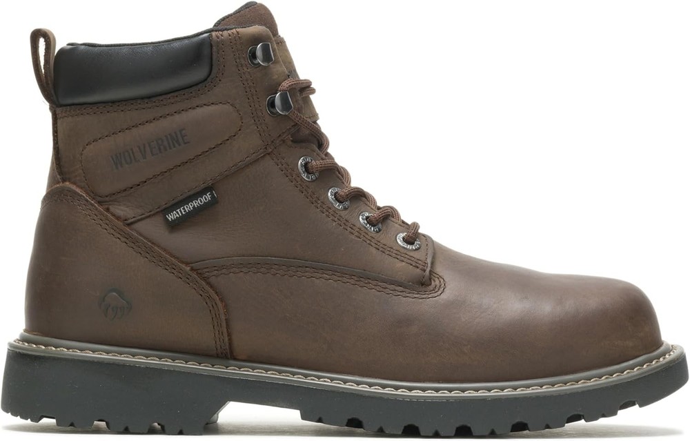 WOLVERINE Men's Waterproof Steel Toe 6-Inch Work Boot for Floorhands
