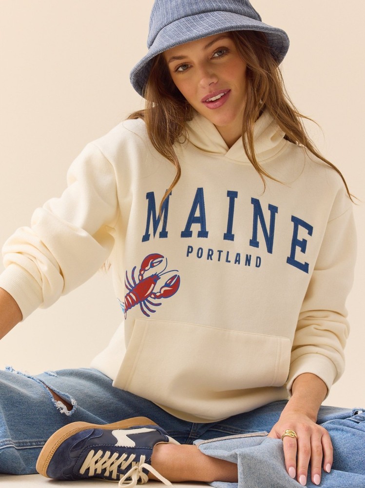 Altar'd State Women's Maine Sailboat Hoodie , All Size