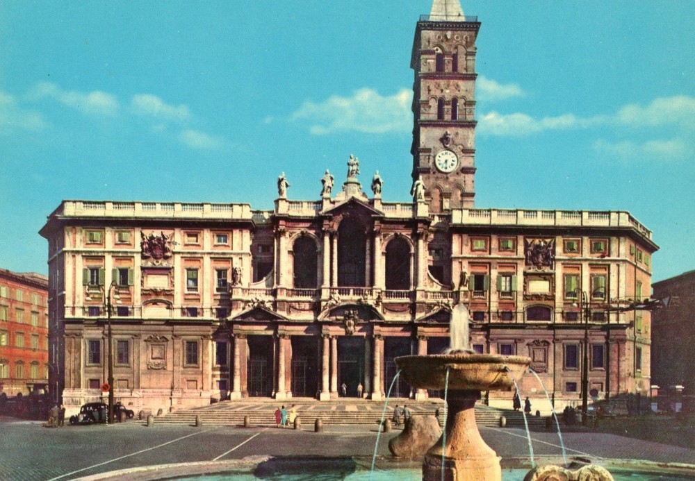 St. Maria Maggiore's Basilica, Rome, Italy, UNP, VG --POSTCARD