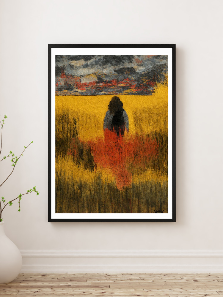 Serenity and Peace Painting Re-Print on Stretched Canvas Ready to Hang 12x16