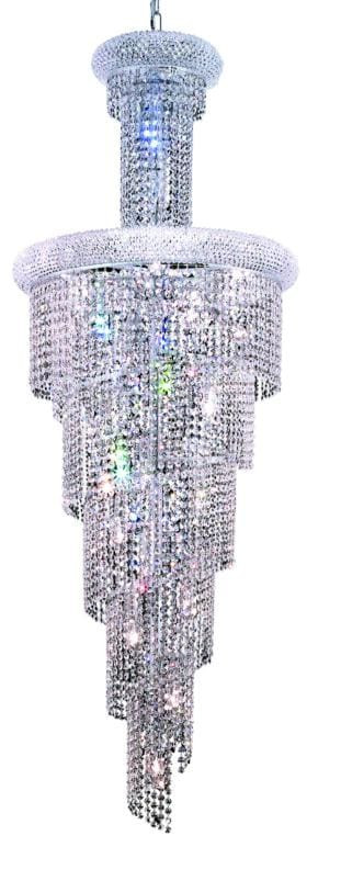 Elegant Lighting V1800SR22/RC Spiral 22 Light 21