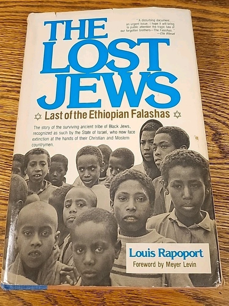 Vintage 1983 THE LOST JEWS Book Last Of The ETHIOPIAN FALASHAS Rapoport HC DJ