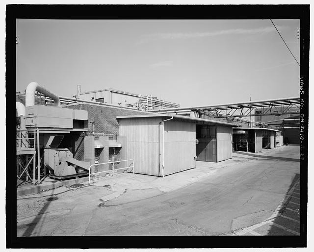 Perspective view of the east facade looking north - Department of Energy, Mound