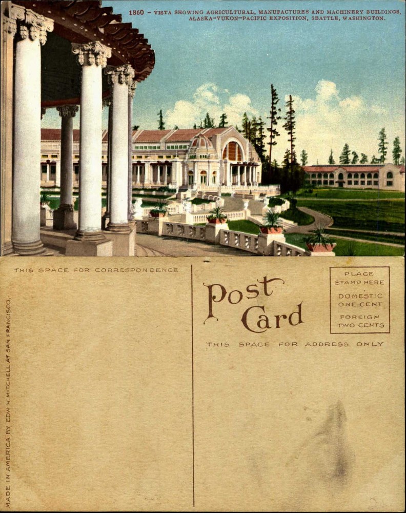 Agricultural Machinery Alaska Yukon Pacific Exposition Seattle Washington 1909