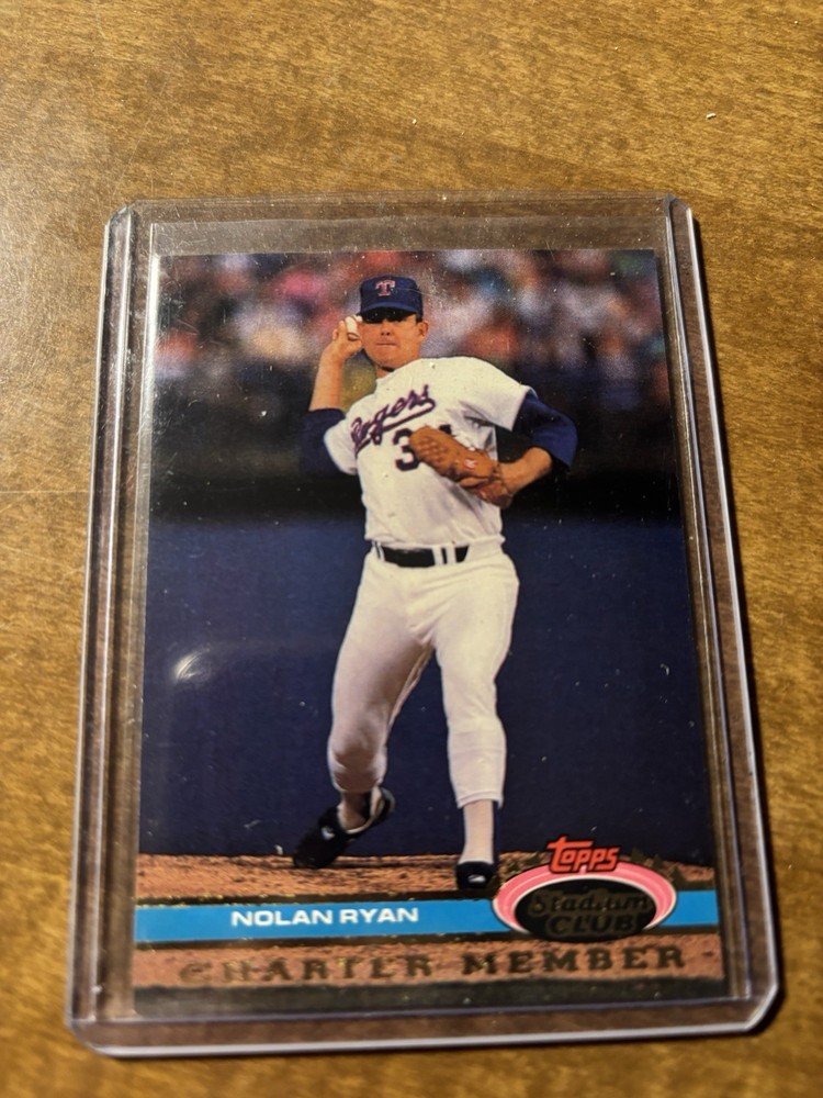 1991 Stadium Club Charter Member - Nolan Ryan No-Hitter