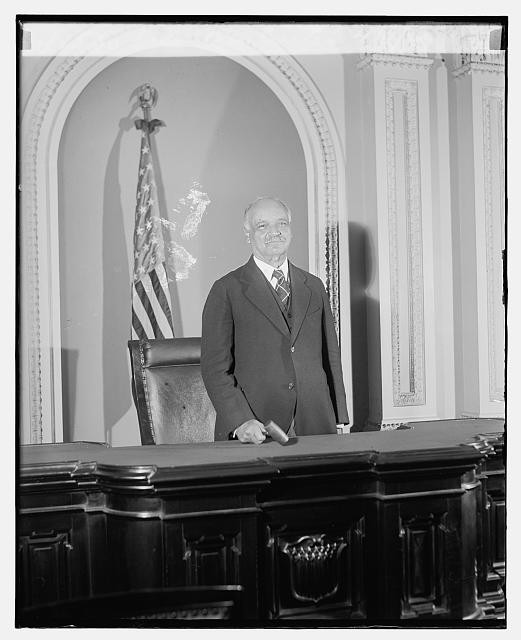 Photo:Vice President Charles Curtis at Desk, April 11 1929
